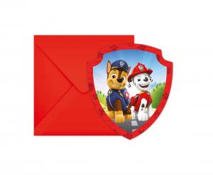 PawPatrol -  invitation 6 stk