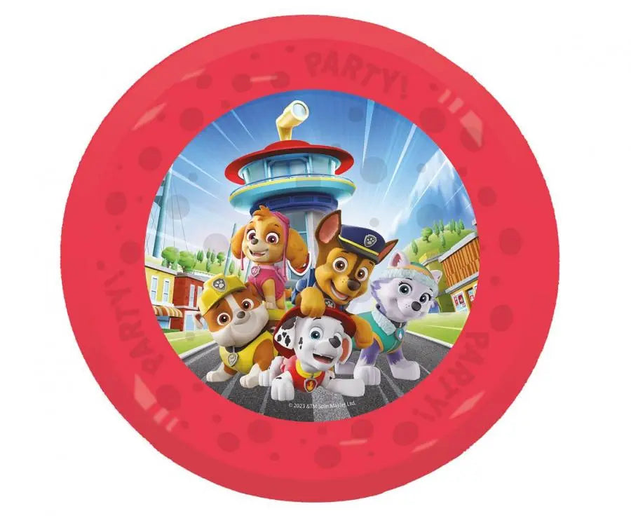 Paw Patrol – Plasttallerkener 21 cm Buldrebasse