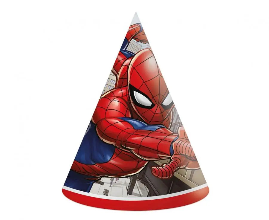 Spiderman - Festhatte 6 stk Buldrebasse