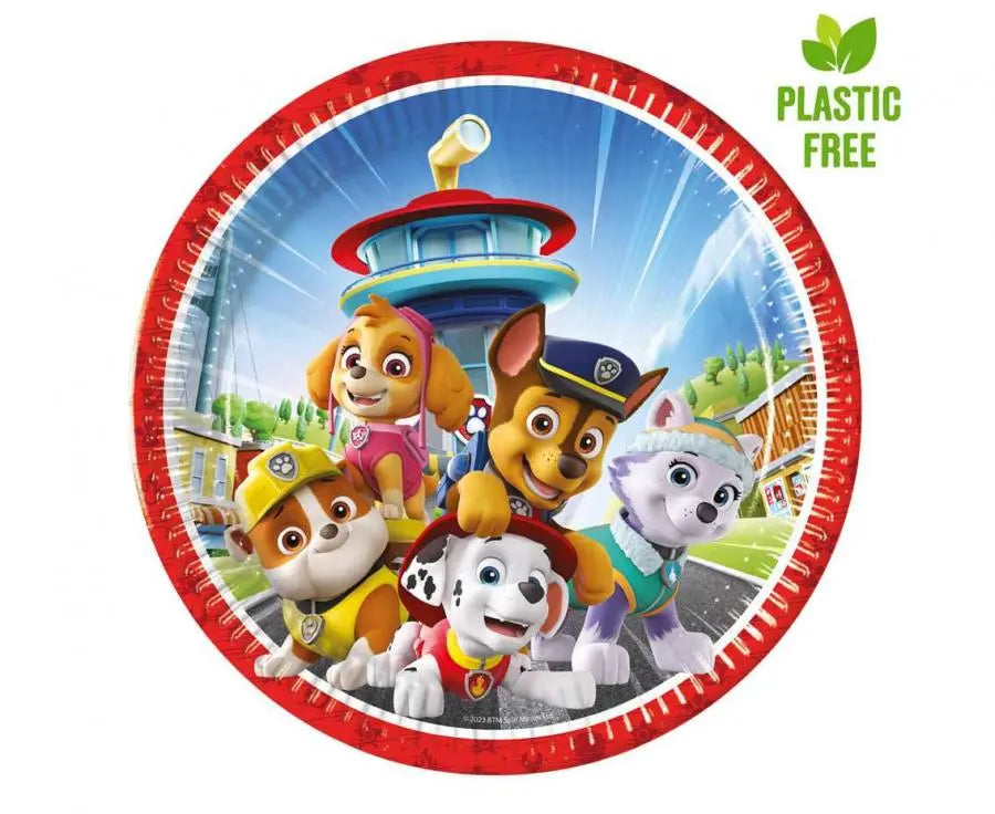 Paw Patrol – Paptallerkener  8 stk. Buldrebasse
