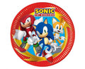 Sonic the Hedgehog - Paptallerkener 8 stk (23 cm) Buldrebasse
