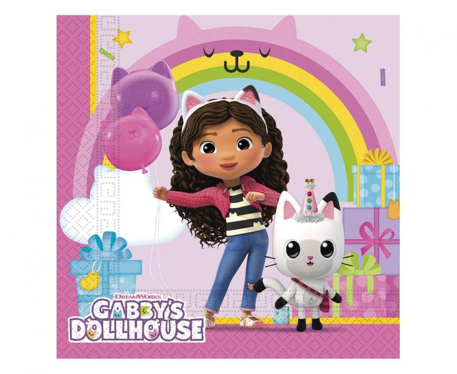 Gabby's Dollhouse - Servietter 20 stk Buldrebasse