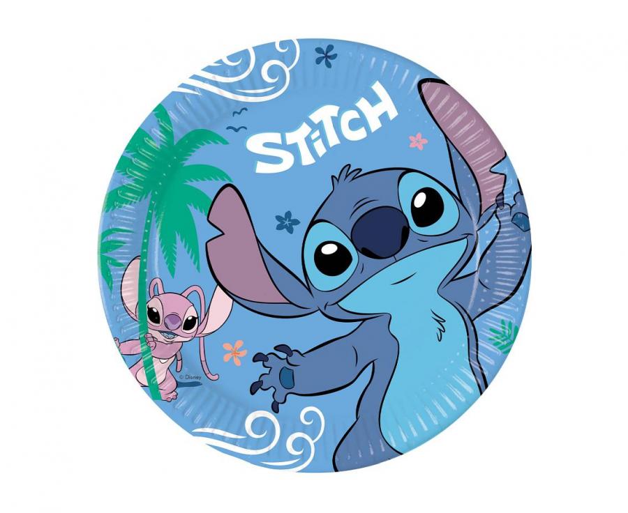 Lilo & Stitch - Paptallerkener 8 stk (23 cm) Buldrebasse